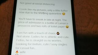 Slut Wife Breaks Coronavirus Quarantine with a Tinder Stranger