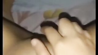 My GF Masturbating via Snapchat/orgasm/wet Pussy