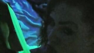 Black Light Blowjob Tease