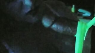 Black Light Blowjob Tease