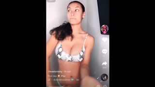 Sexy Busty Teen Kaelani Skye Tiktok Compilation #2