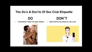 Sex Club Etiquette with miss F - Oasis Aqualounge