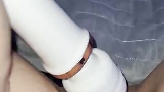 Magic wand making me orgasm so hard