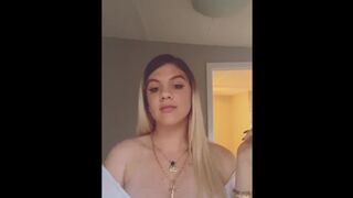 Latina Boob Flex Tik Tok