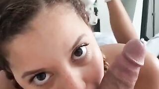 Teen in Braids Sucks Dick for Onlyfans Video