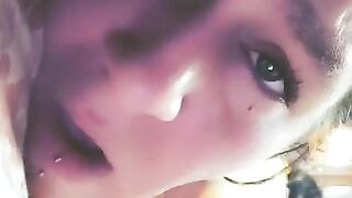 Playing with Snap Chat while he Plays with my Ass! ASMR, REAL, Loud Moaning, Female Orgasm!