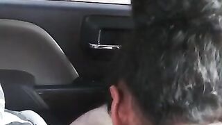 Escort Skinny Latina Sucking Cock in Car