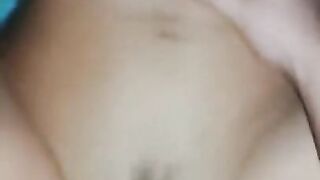 Tik Tok Brutal Sex without a Condom. I Finished at Night on my Tummy and TITS. Snapchat Cum