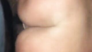 Fat Ass and Fat Creamy Pussy Reverse POV