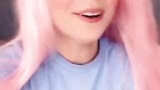 Belle Delphine Flashes her Tits