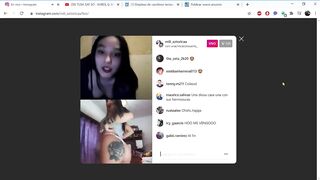 vivo de chicas por instagram mostrando el culo