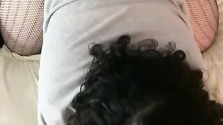 POV Amateur Blowjob - Slimthick Babygirl taking Care of Daddy