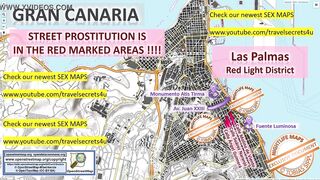 Las Palmas, Gran Canaria, Sex Map, Street Prostitution Map, Massage Parlours, Brothels, Whores, Escort, Callgirls, Bordell, Freelancer, Streetworker, Prostitutes, Latinas