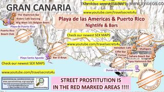 Las Palmas, Gran Canaria, Sex Map, Street Prostitution Map, Massage Parlours, Brothels, Whores, Escort, Callgirls, Bordell, Freelancer, Streetworker, Prostitutes, Latinas