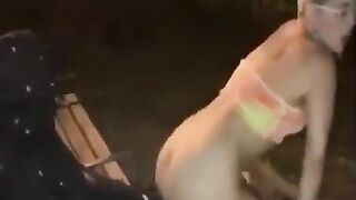 PUBLIC FUCK BBC IN ROADSIDE BY HORNY COUPLE ON SNAPCHAT