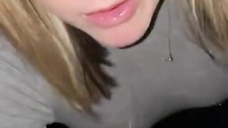 Blonde Met on ZoneFuck com Give Blowjob in the Car