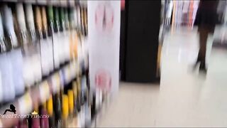 SPYING TEEN GIRL AT SUPERMARKET - SHORT SKIRT (PART2)