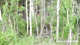 Youtuber Catches Redhead Masturbating in the Woods