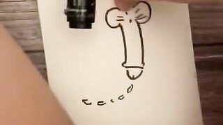 I Drew a Dick with a Marker and then Fucked myself with it