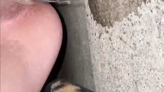 Dripping Wet with Grool and Nice Gaping Pee