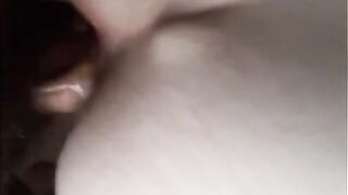 Up Close Daddy Fucks my Tight Lil Ass Moaning