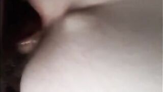 Up Close Daddy Fucks my Tight Lil Ass Moaning