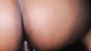 Thick Ebony Teen Gets a Cum Shot