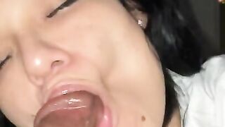 Sucking my sisters husband dick whileshe’s at work he loves my blow job BBC