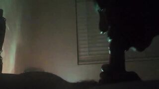 Deepthroat Silhouette Challenge. Blowjob