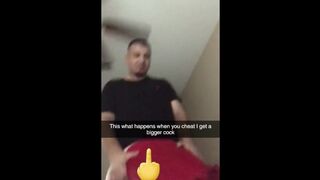 CHEATING GIRLFRIEND SENDS SNAPCHAT