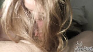 19yo Jete Blowjob and Fucking really Hot Closeups and Cum Taste Enjoying