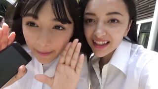 Erika & Marina Tik Tok Gravure Debut! | Cute Big Boobs Japanese Teen