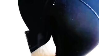 Tik Tok Flip the Switch Challenge Fuck. Cum on the Ass in LEGGINS. Covid 19 Quarantine. POV GONZO PO