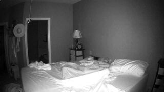 Spied Wife Masturbates under Sheet on Spycam