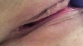 Upclose Vibrator Pussy Masturbation