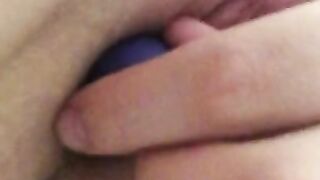 Upclose Vibrator Pussy Masturbation