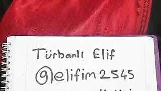 turbanli elif iletisim icin bilgilerini paylasiyor