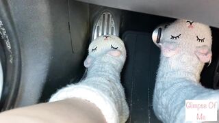 Driving in Slipper Socks (muted) - Glimpseofme