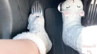 Driving in Slipper Socks (muted) - Glimpseofme