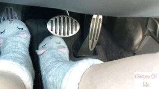 Driving in Slipper Socks (muted) - Glimpseofme