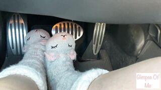 Driving in Slipper Socks (muted) - Glimpseofme