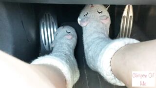 Driving in Slipper Socks (muted) - Glimpseofme