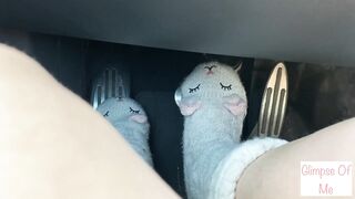 Driving in Slipper Socks (muted) - Glimpseofme