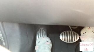 Driving in Slipper Socks (muted) - Glimpseofme