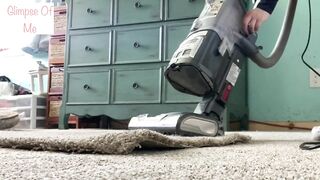 Vacuuming with Slipper Socks - Glimpseofme