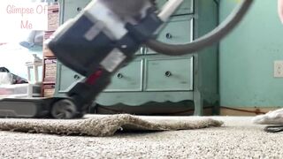 Vacuuming with Slipper Socks - Glimpseofme