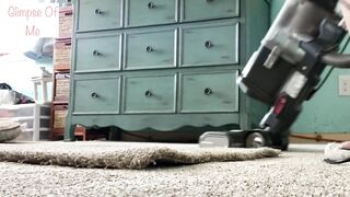 Vacuuming with Slipper Socks - Glimpseofme