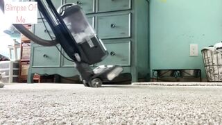 Vacuuming with Slipper Socks - Glimpseofme