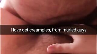 I Love Unprotected Sex and Creampies with an old Married Guys - Snapchat Cuckold