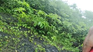 Sex Slave Slut Hard Training in Rain Forest -4